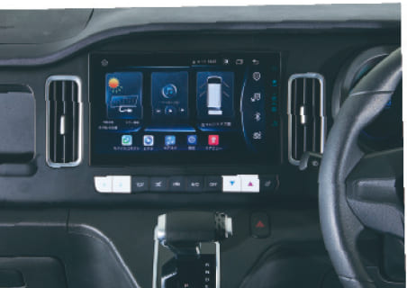 10.1インチセンターディスプレイBluetooth*対応